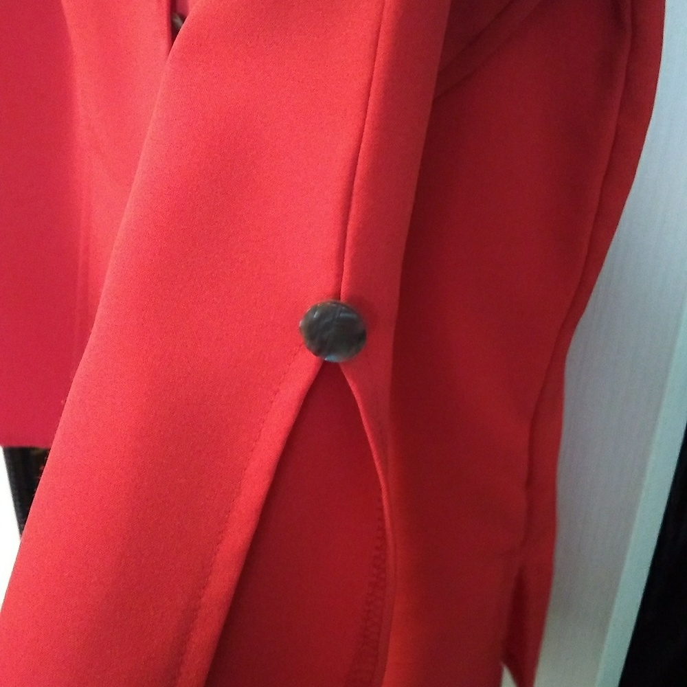 Coral blouse